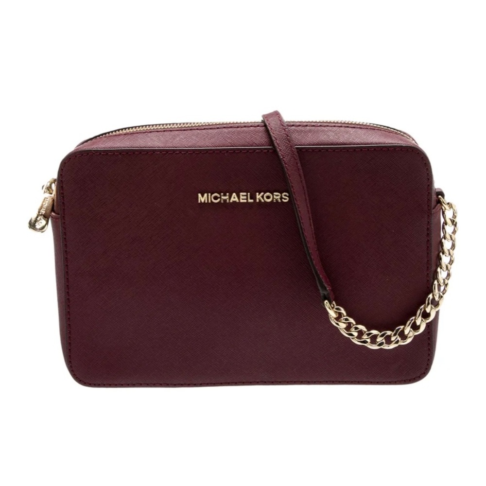 Burgundy Michael Kors crossbody